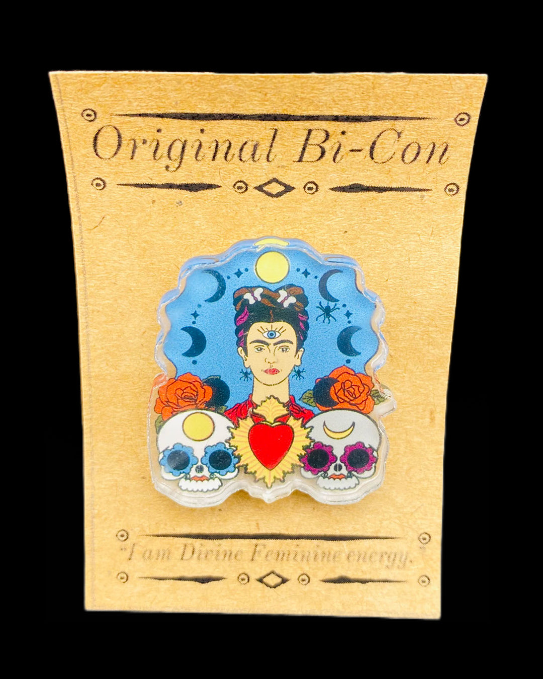 Original Bi-Con Acrylic Pin