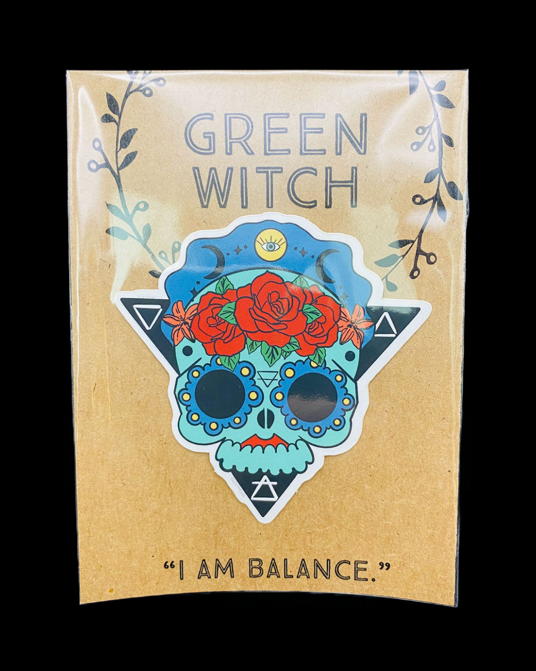 Green Witch Matte Sticker