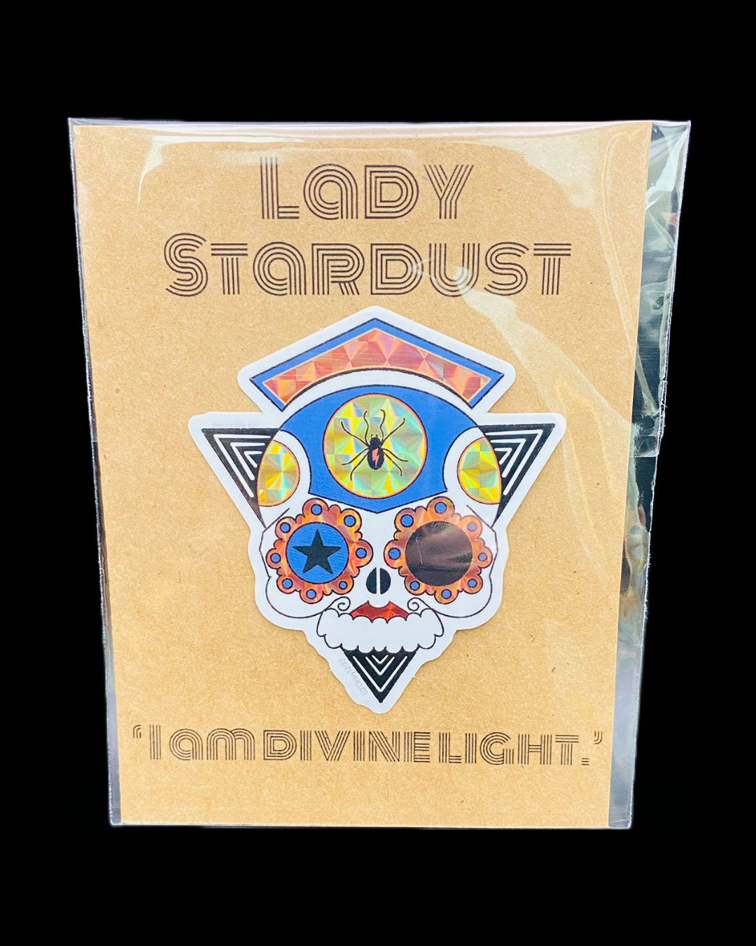 Lady Stardust Primatic Sugar Skull Sticker