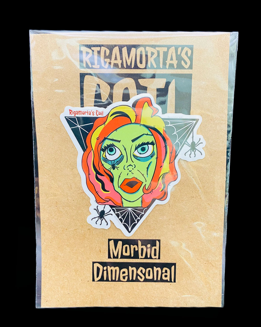 Rigamorta's Coil Glossy Sticker